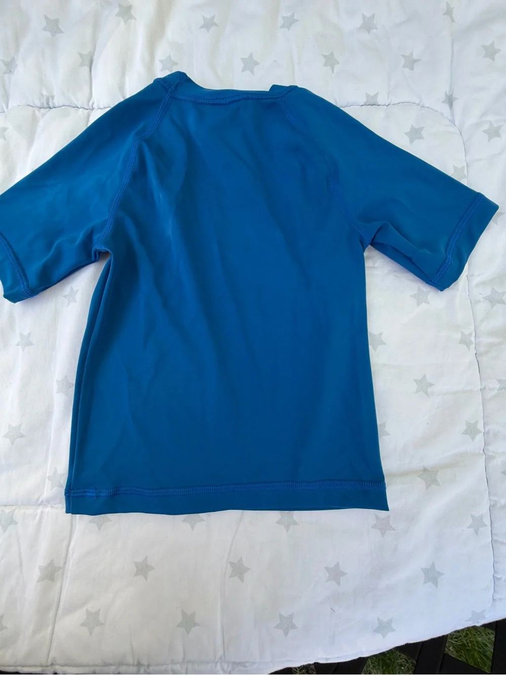 Hanna Anderson boys Short Sleeve Rashguard Top